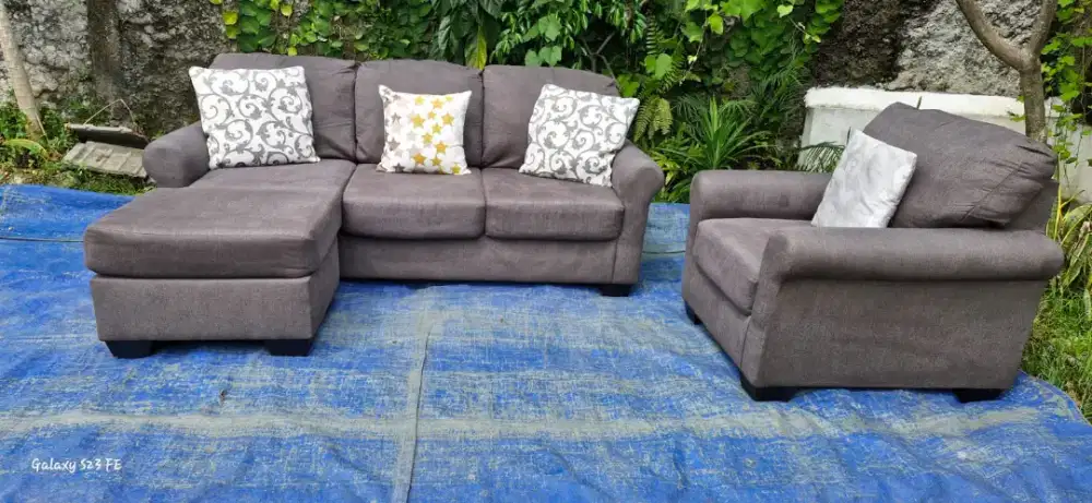 Sofa Ashley Kexlor L Shape Dan Singgle Istimewa