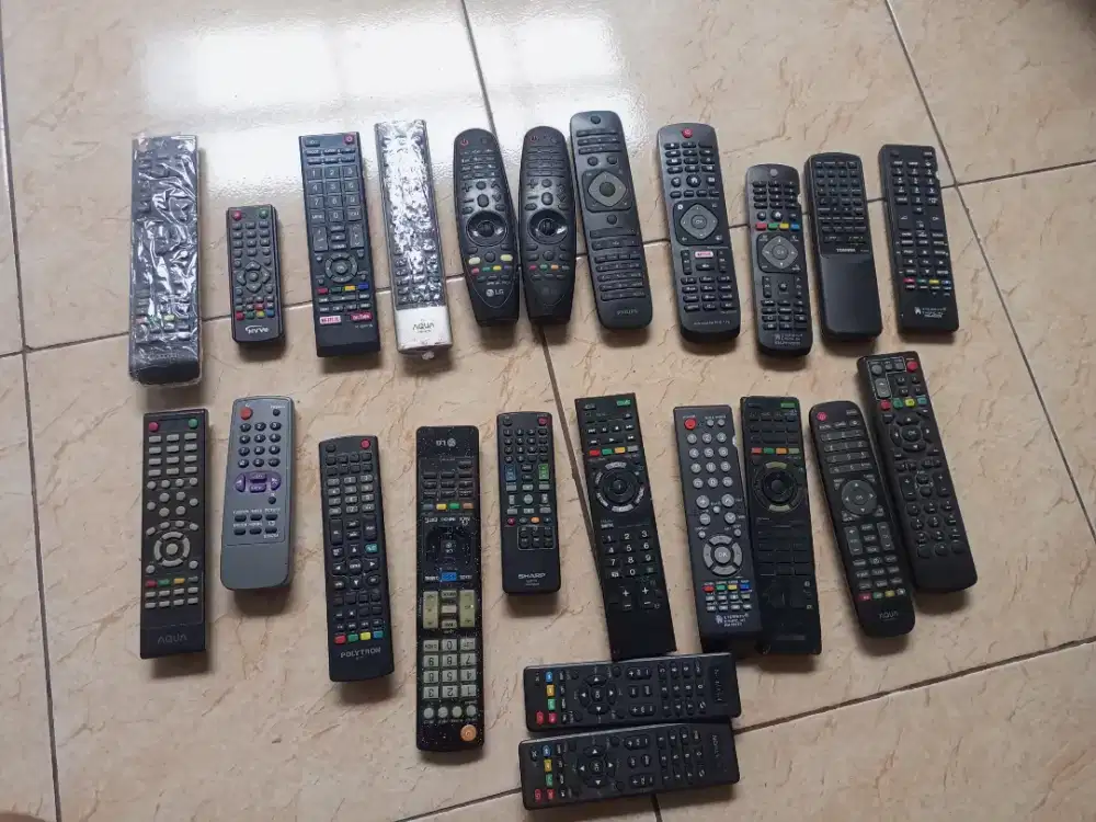 Remot tv beberapa merk