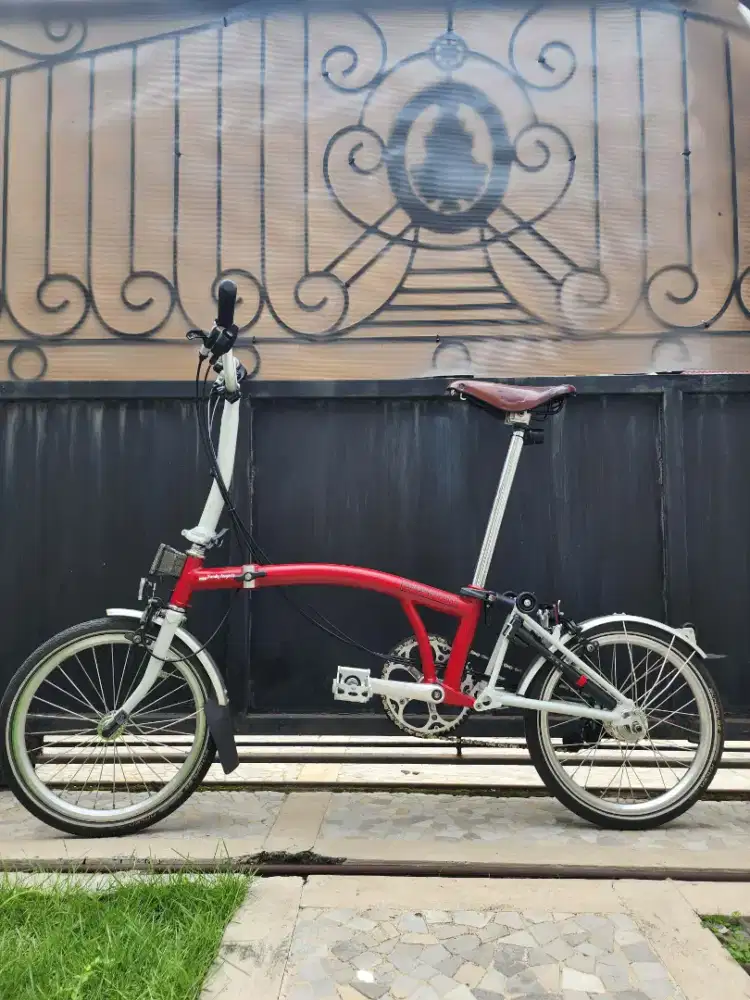 Brompton M6L 2020 Rocket Red Foldbike