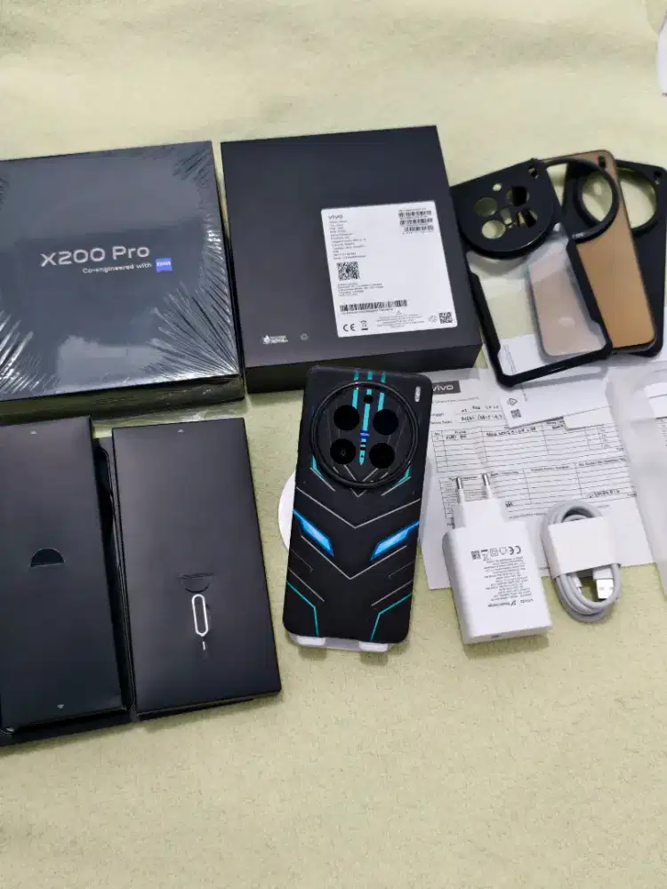 VIVO X200 Pro 5G Black Ram 16 - 512GB Fullset Plus Bonus