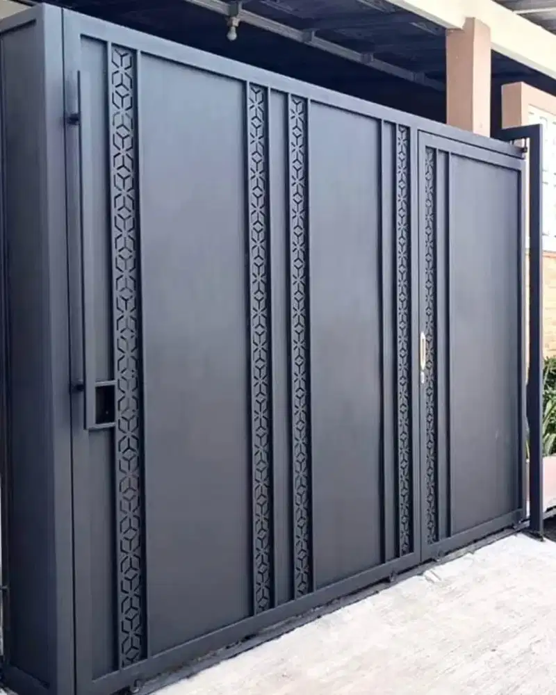 Pagar besi minimalis klasik cutting