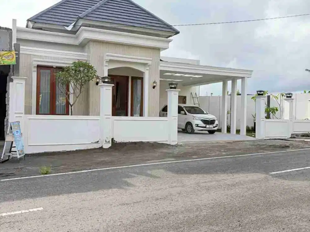 RUMAH BARU KLASIK MODERN - STRATEGIS DI TEPI JALAN ASPAL DEKAT PASAR JANGKANG
