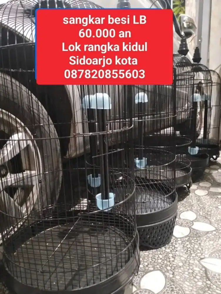 Sangkar burung besi Lovebird