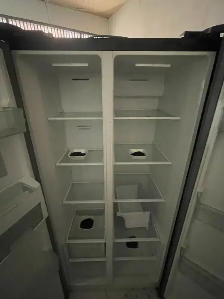 KULKAS 2 PINTU SIDE BY SIDE CONVERTER HEMAT ENERGI