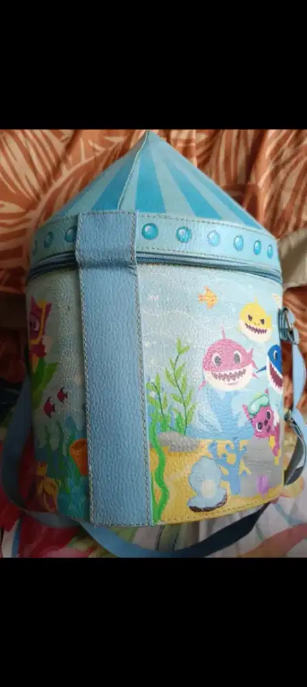 Dijual Box Tas Wadah Baby Shark Multi Fungsi.