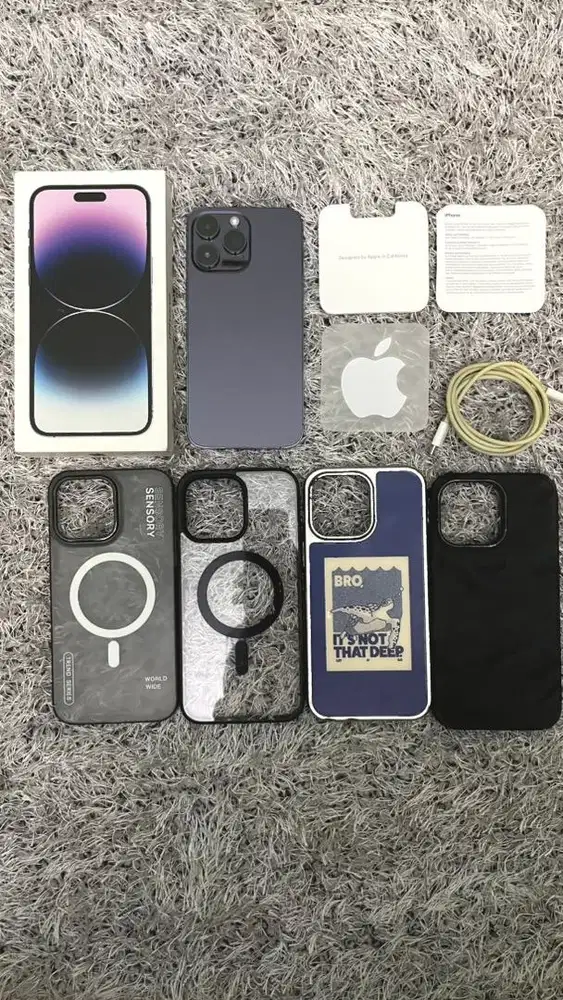 Iphone 14 Pro Max Purple 256gb (Jual Apa Adanya)