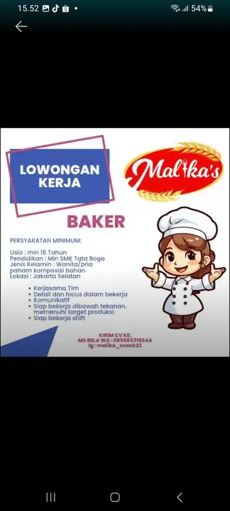 Administrasi dan baking