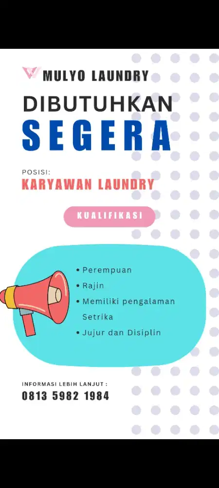 Karyawan laundry