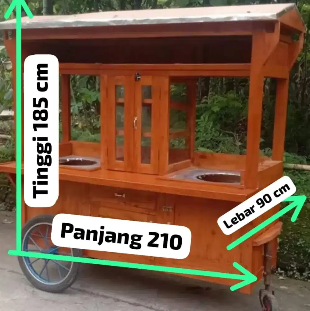 DI JUAL PAKET KOMPLIT GEROBAK DAN PERALATAN