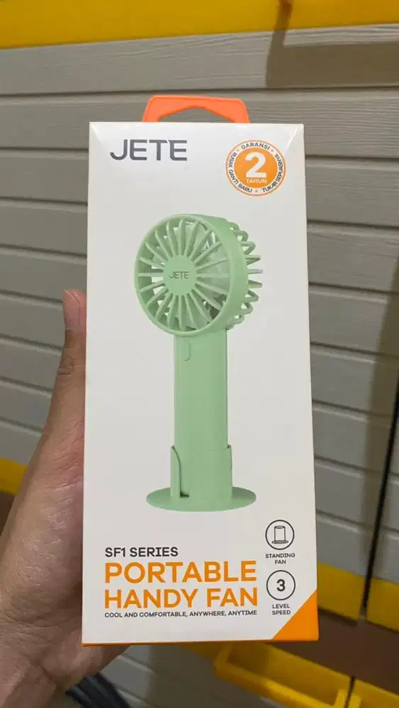 Portable handy fan - green