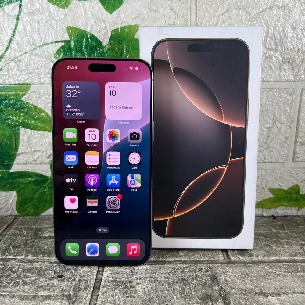 Iphone 16 pro max 256 GB ibox pemakaian singkat