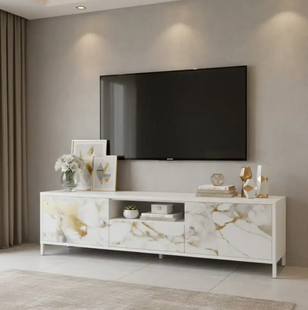 Bufet tv full besi 1,6 mtr/rak tv/meja tv/lemari tv/meja bufet konsul