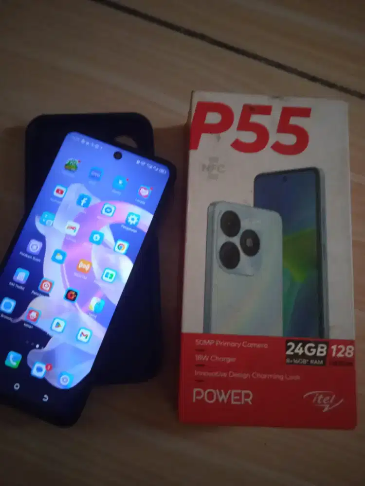 Itel p55 NFC ram 8+8/128 hp+dus nego