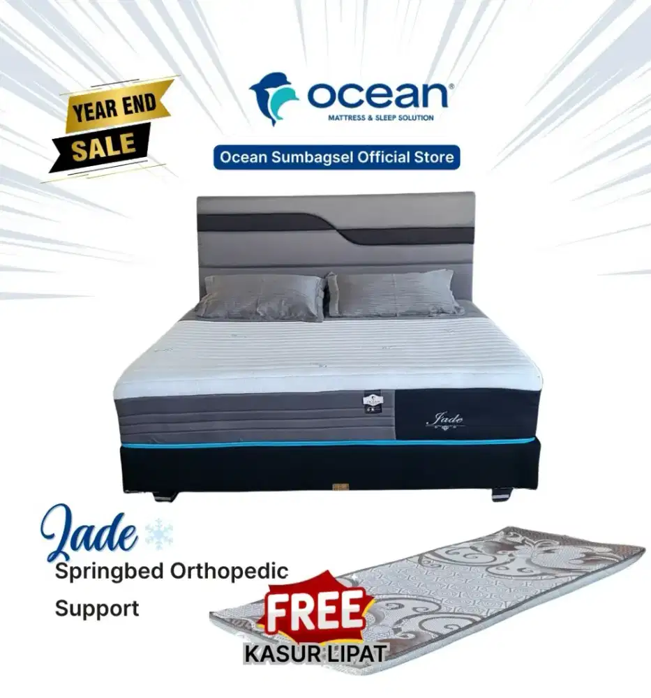 Promo Springbed / matras jade by ocean palembang free kasur busa