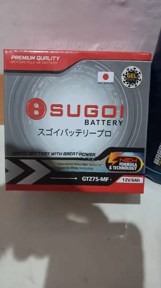 Di jual murah 4 aki baru, merk sugoi jepang 5A dan 7A