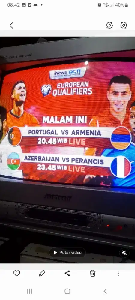 TELEVISI TABUNG 14 INCH MERK ASIATECH