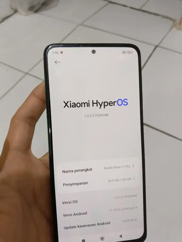 xiomi note 11 pro ram 8/128 mlus no minus hp spek gaming