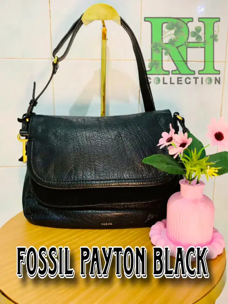 TAS FOSSIL PAYTON BLACK