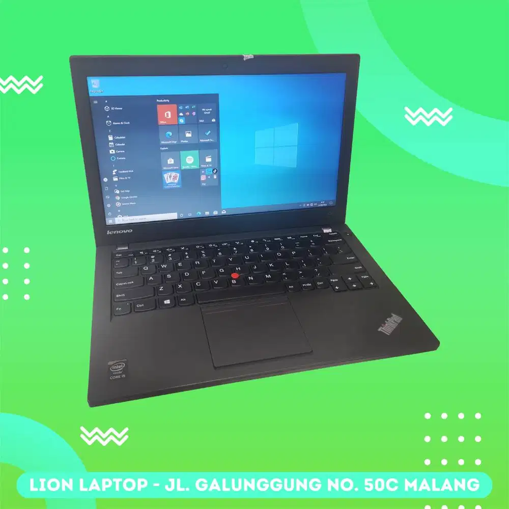 RAM 8GB SSD 256GB Core i5 Murah Lenovo Thinkpad X240 [15|12]