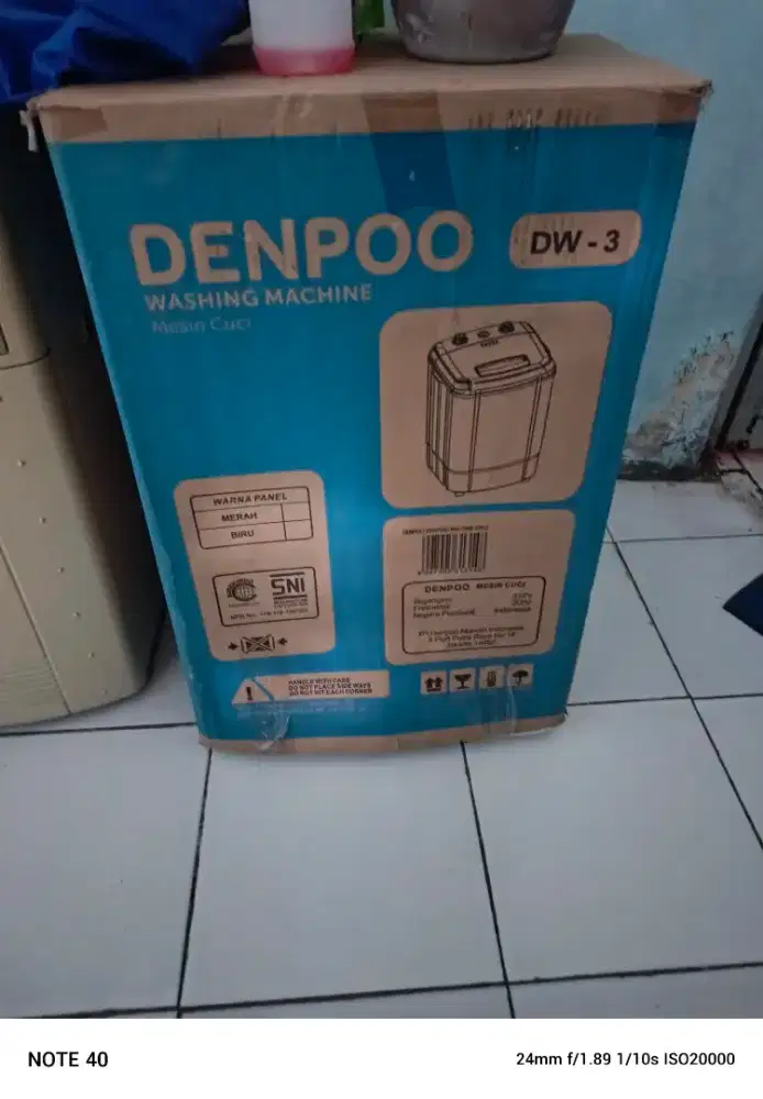 Jual mesin cuci baru denpoo