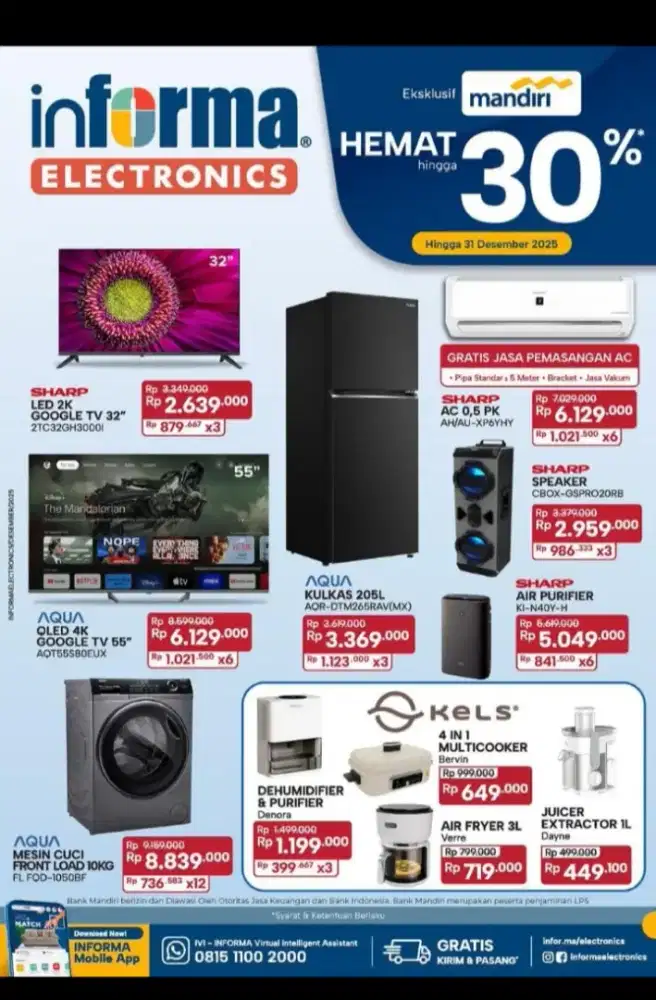 TV Sharp dan sepeker