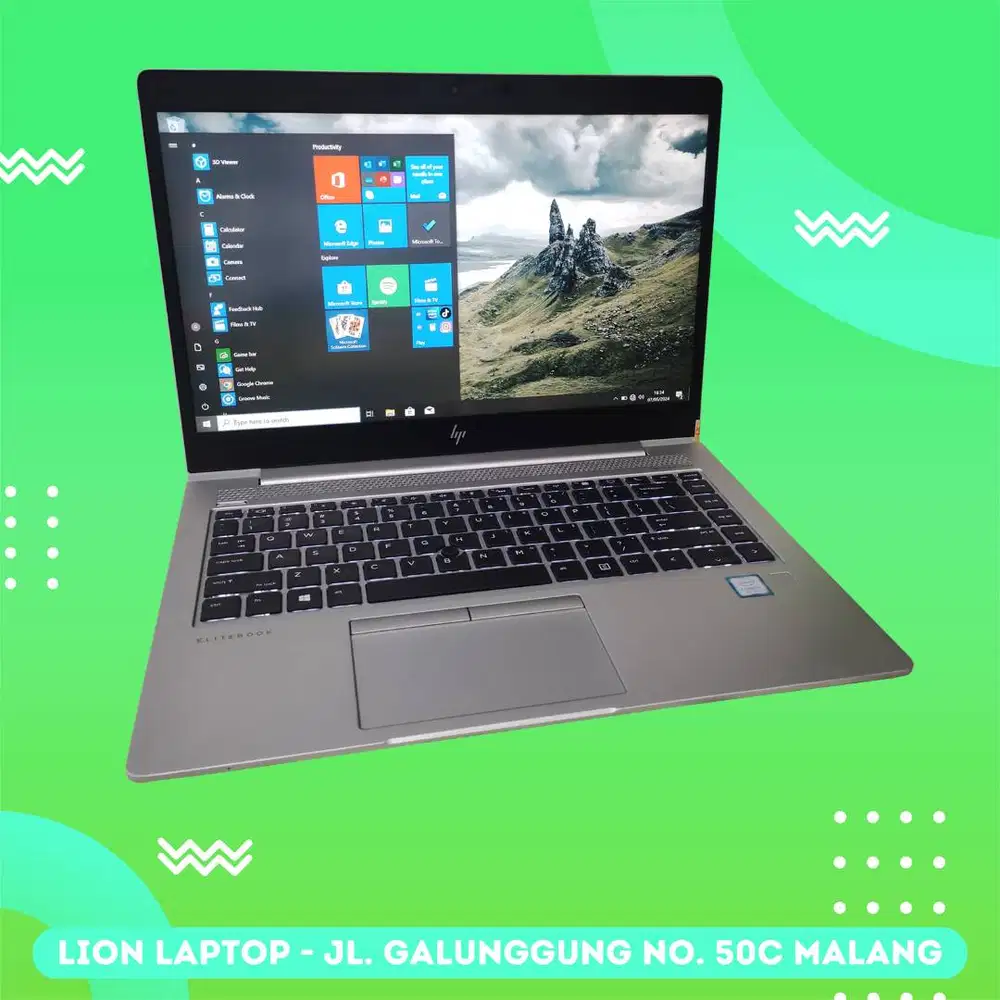 Core i5 Gen 8 RAM 8GB SSD 256GB HP Elitebook 840 G5 [15|12]