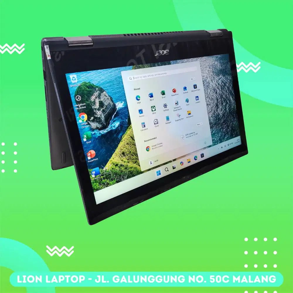 2 in 1 Flip Core i5 Gen 8 8/256 Acer Spin SP513-52N [15|12]