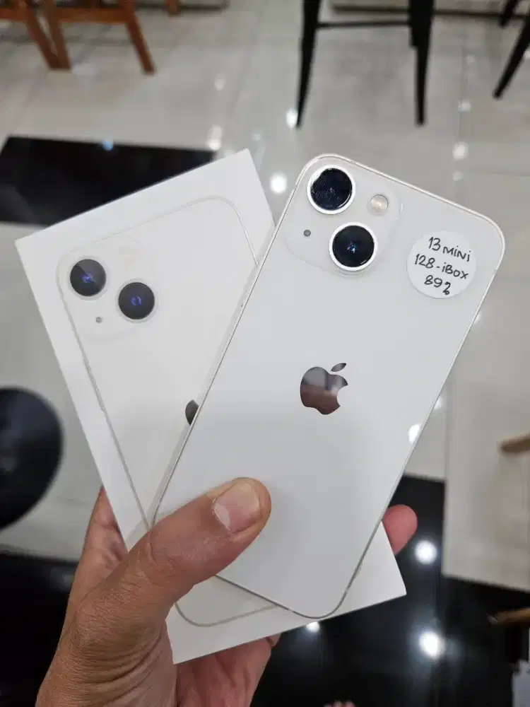 Iphone 13 mini 128gb ibox bh 89% original bawaan