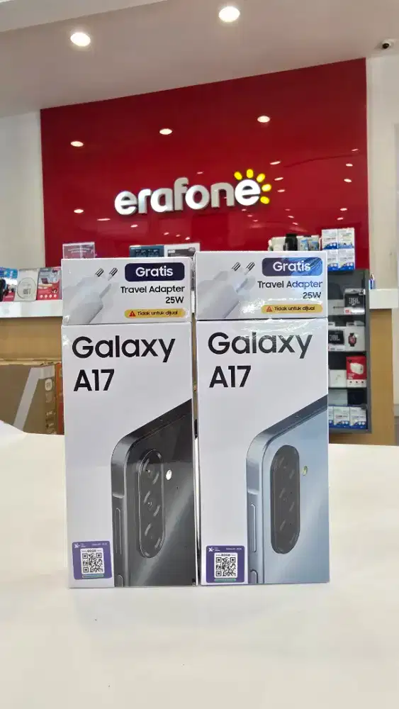 SAMSUNG A17 FREE ADAPTOR LAYAR SUPER AMOLED HARGA 2 JT AN AJA