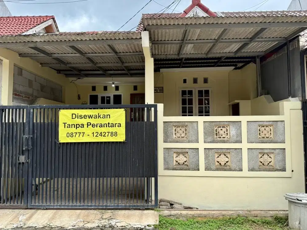 Dikontrakan disewakan rumah islamic village villa ilhami tangerang
