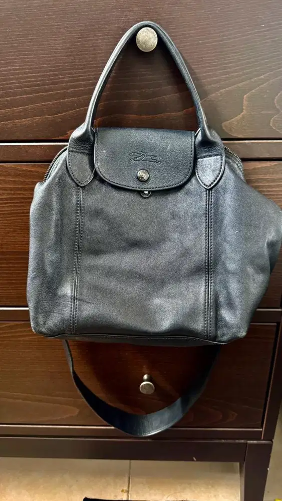 Longchamp Cuir Black / LC Cuir Authentic