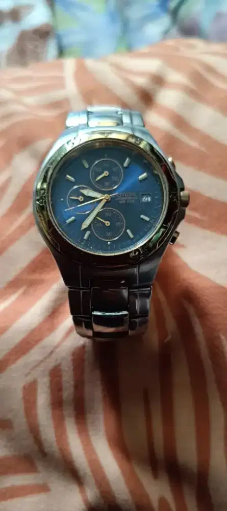 Dijual Jam Tangan Citizen Chrono Stainless Stell.