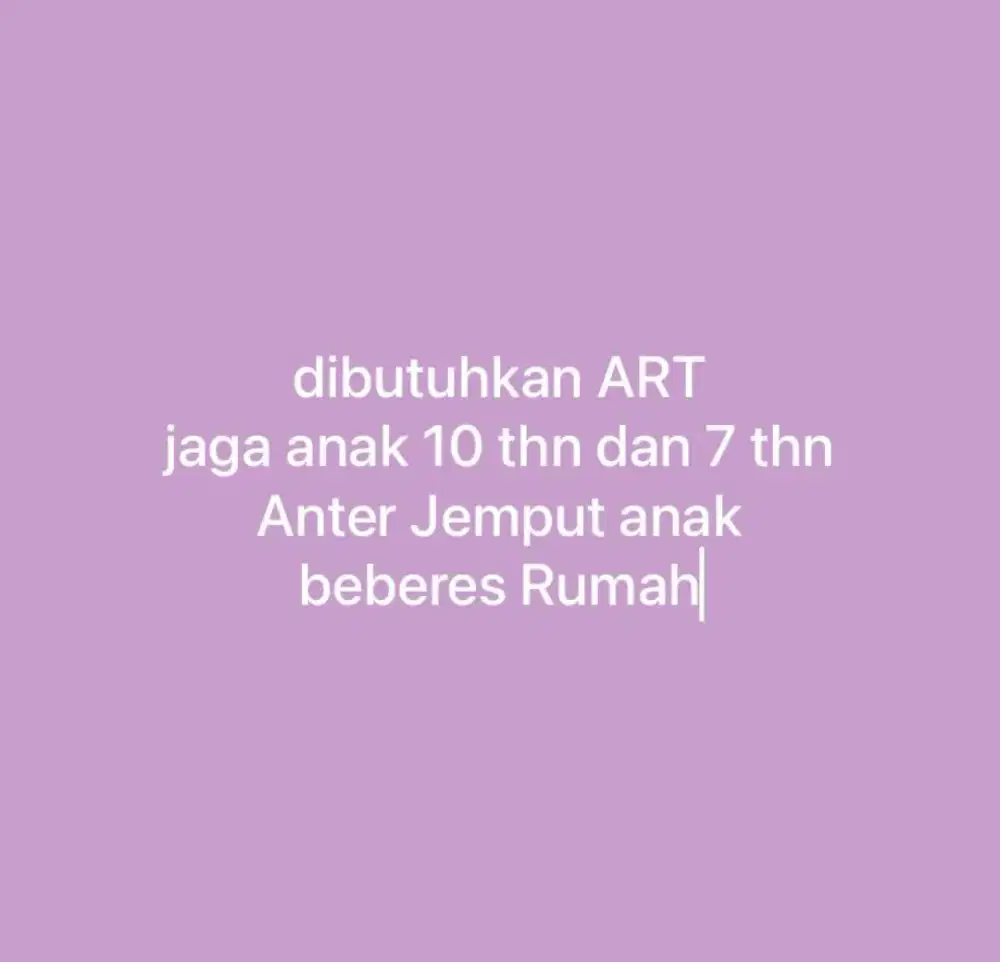 Asisten Rumah Tangga