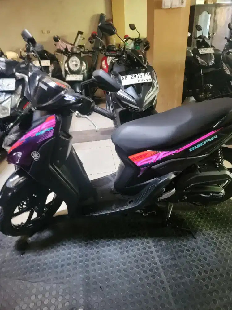Gear 125 f1 2024 hitam kredit atau tunai gbm