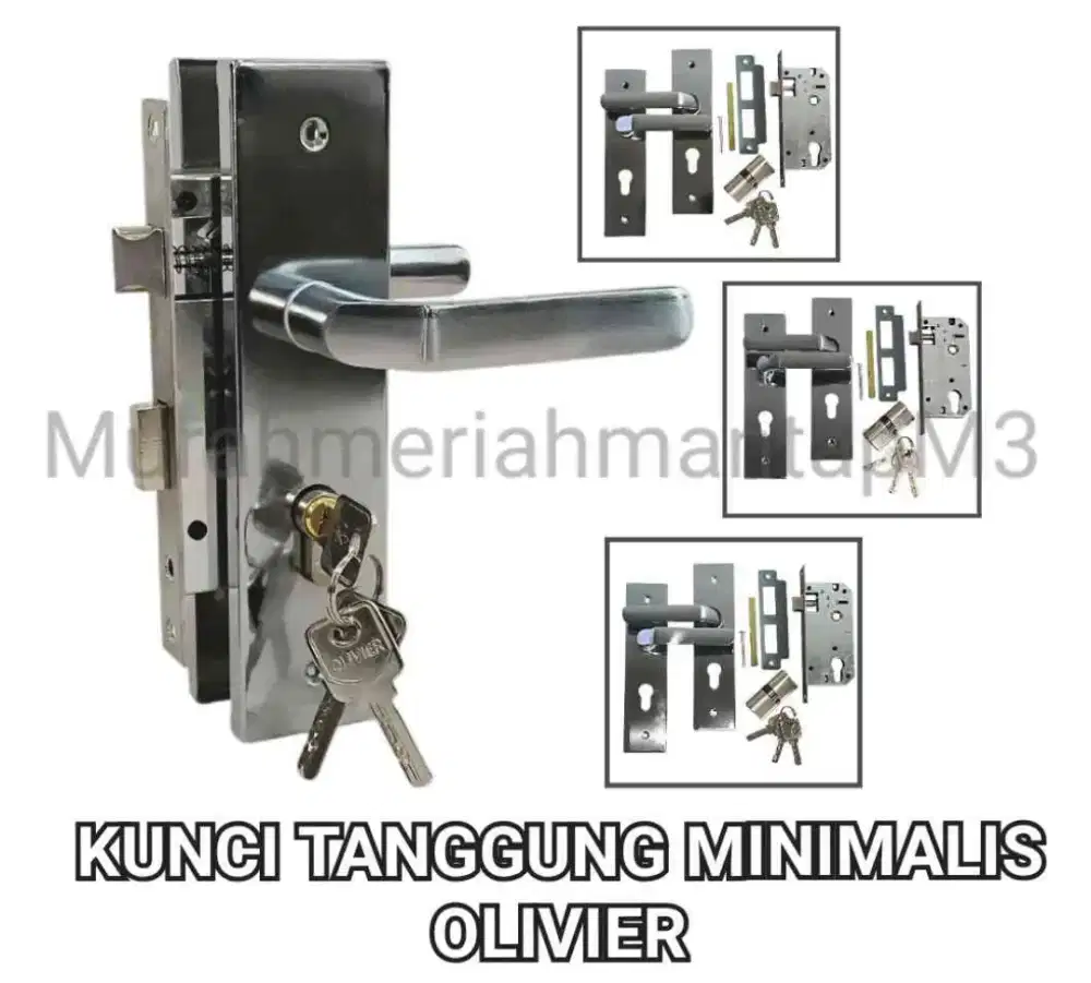 KUNCI PINTU RUMAH / KUNCI TANGGUNG MINIMALIS OLIVIER