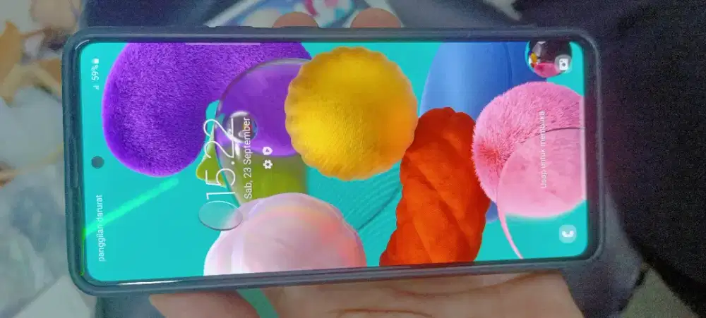 Jual Samsung A51 ram 8/128gb udah NFC free casing robot