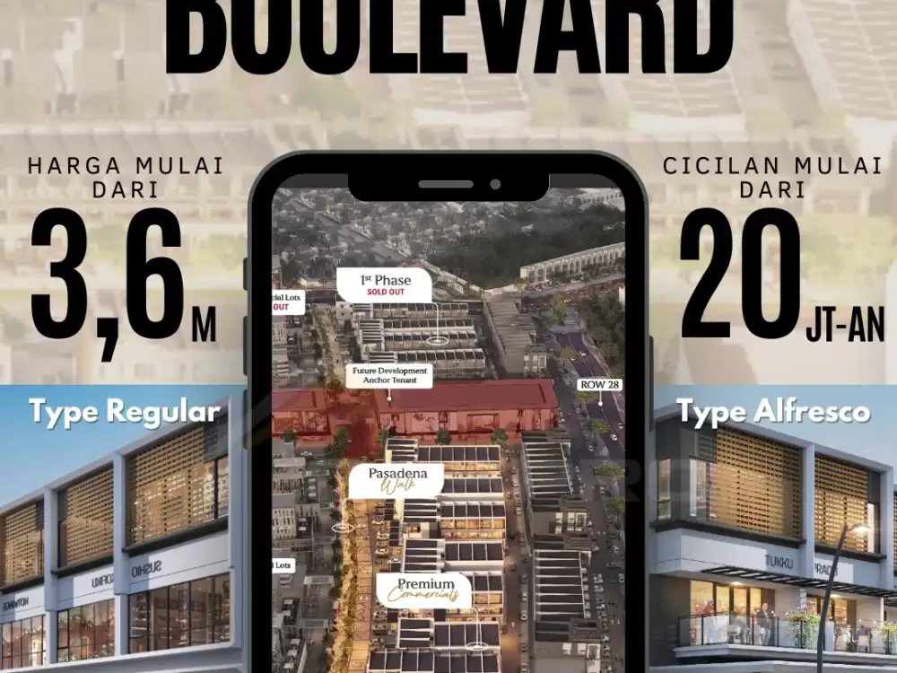 The first 40ha commercial Hub at pasadena Central district 3,6M