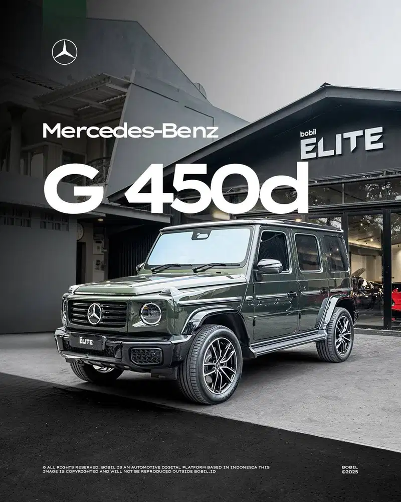 2025 Mercedes-Benz G 450d MANUFAKTUR Olive Metallic