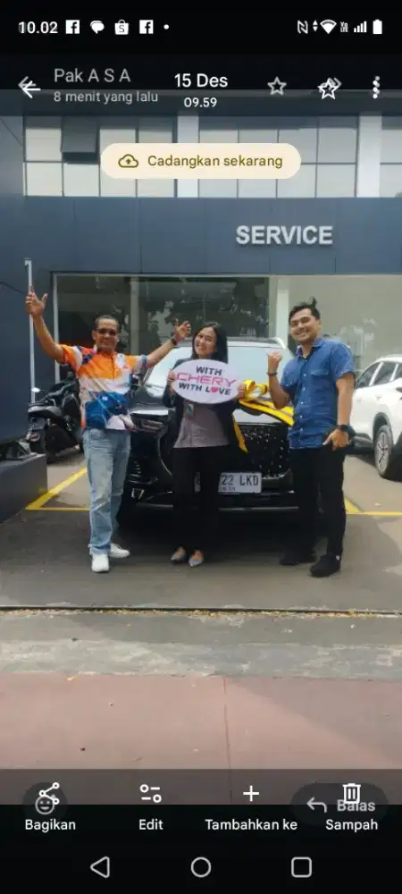 Lowongan sales Chery mobil jakarta pusat