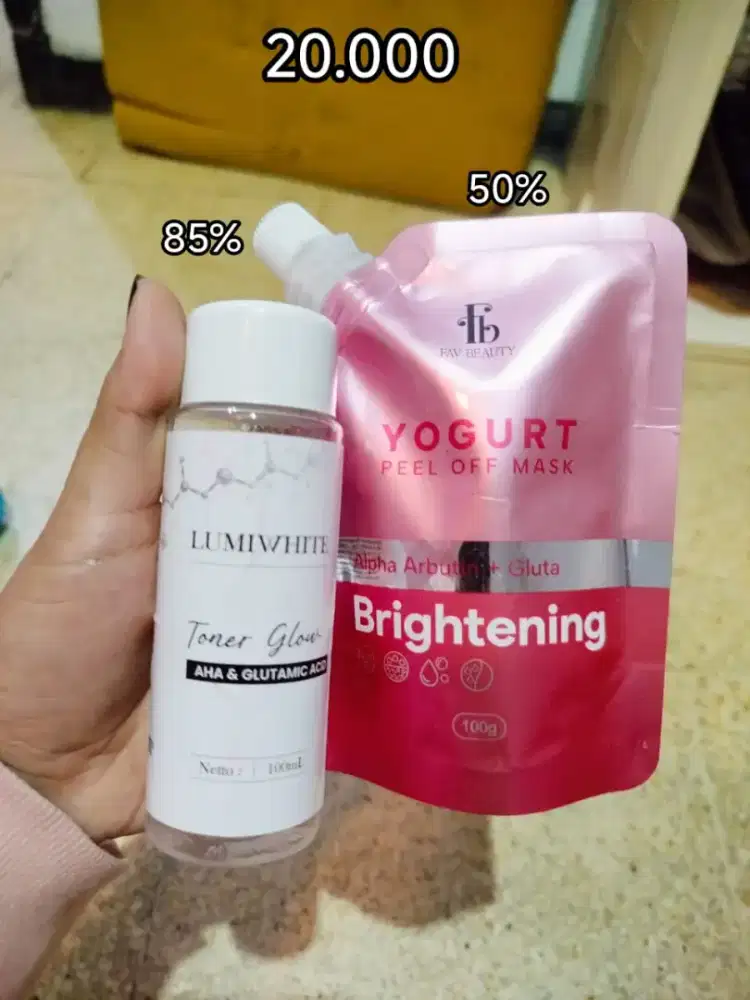 Lumiwhite toner & masker favbeauty