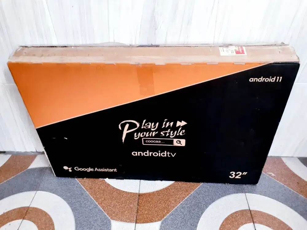 TV LED ANDROID COOCAA 32 IN DIGITAL YOUTUBE MULUS GARANSI