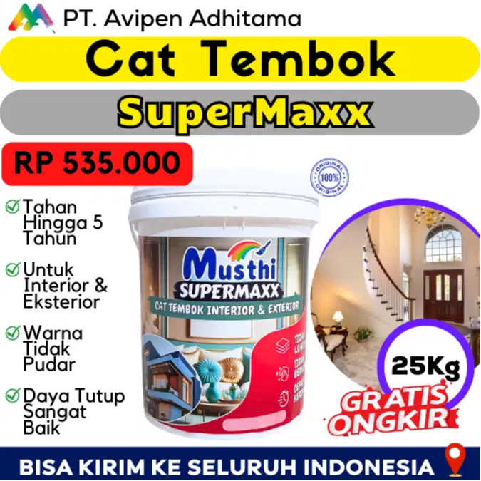 Cat Tembok Interior Dalam 25 Kg Sekelas Qluc Makassar