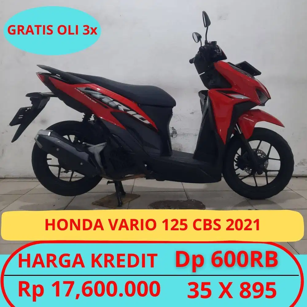 HONDA VARIO 125 CBS 2021 DP HANYA 600 RIBU GUYSSS