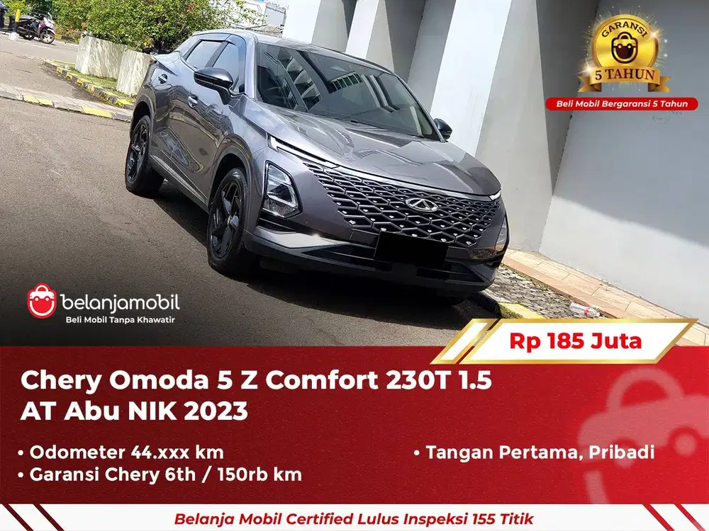 [ GARANSI 5TH ] Chery Omoda 5 Z 1.5 Comfort 230T 2023 2024