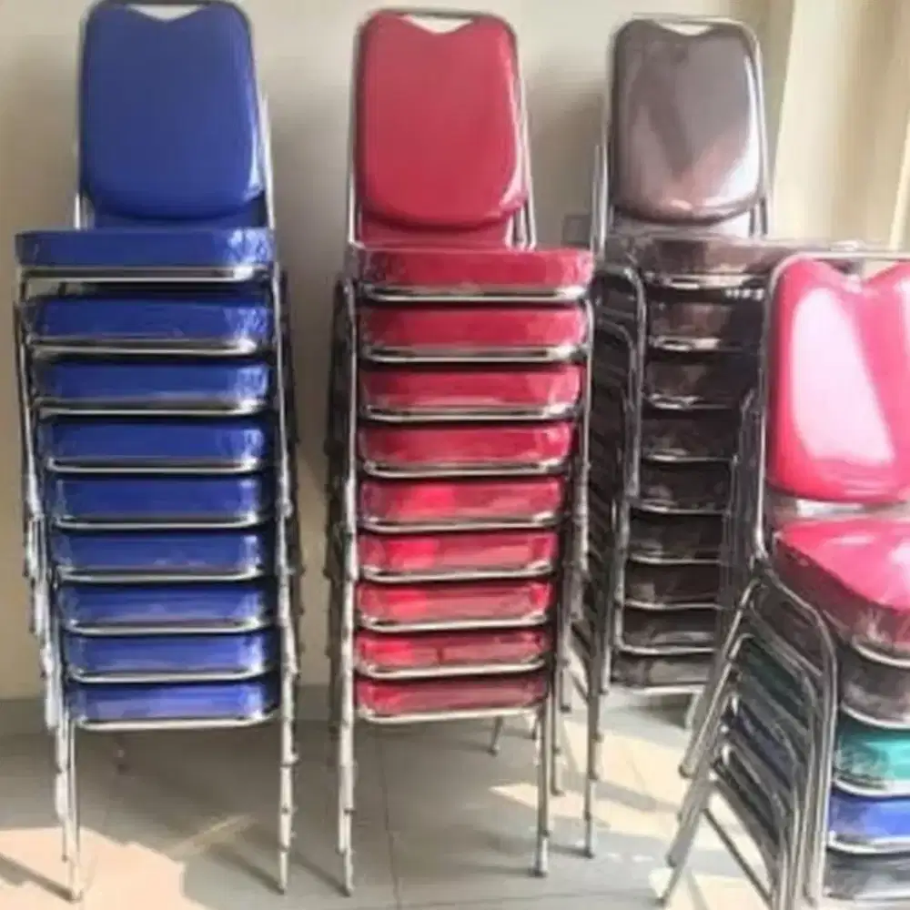 Kursi pesta stanlist steel/kondangan/susun/kursi rapat/kantor/cafe