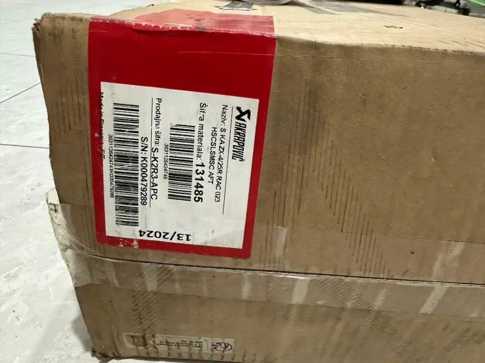 Knalpot Akrapovic Full System Slovenia Kawasaki Zx25r Zx25rr Original