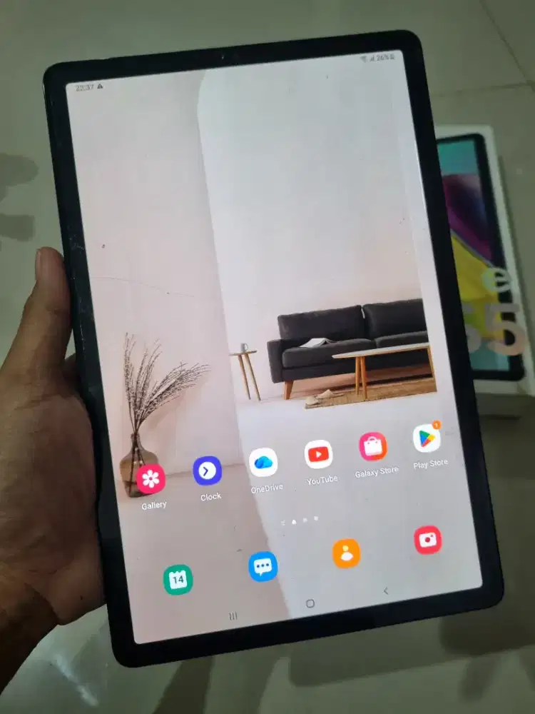 Samsung Tab S5e 4/64 fullset normal bisa kartu