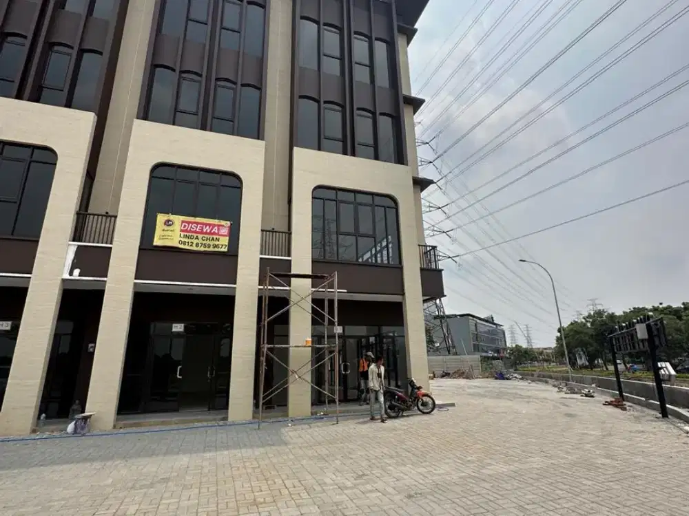 Disewakan Ruko Baru Hook Amsterdam Grand Kota Bintang Bekasi
