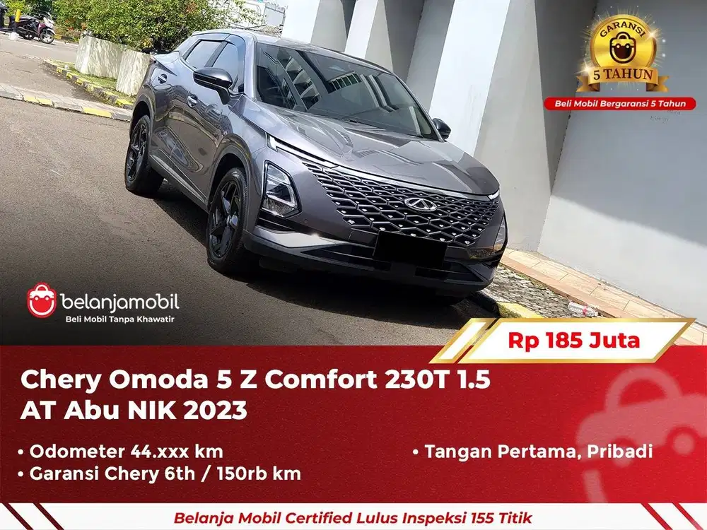 [ GARANSI 5TH ] Chery Omoda 5 Z Comfort 230T 1.5 2023/2024
