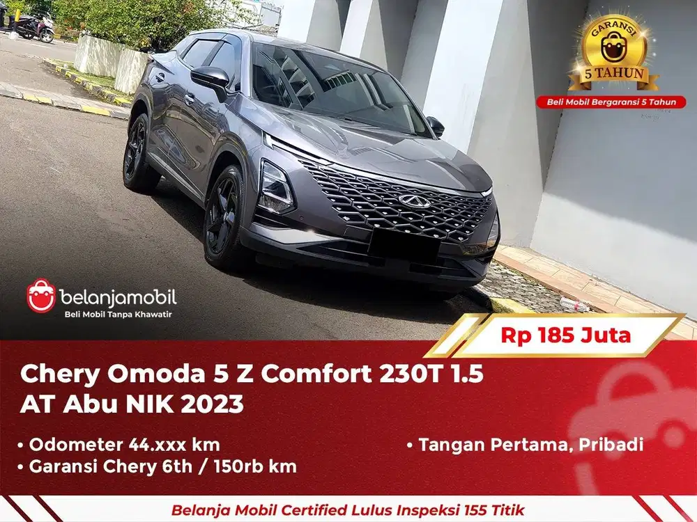 [ GARANSI 5TH ] Chery Omoda 5 Z Comfort 230T 1.5 2023/2024